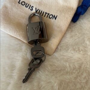 Louis Vuitton Silver Padlock with Keys